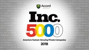 Inc. 5000 list - Accord Group
